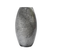 Grey Decorative Glass Vase - 33x19cm