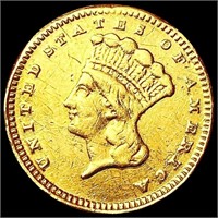 1878 Rare Gold Dollar CLOSELY UNCIRCULATED