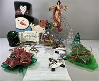Snowmen, Angels, Christmas Decorations, Accessorie