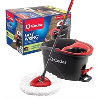 O-cedar Easywring Microfiber Spin Mop And Bucket