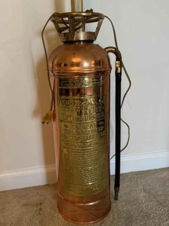 1900's Fire Extinquisher (now a lamp)