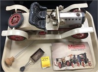STEAM POWERED TOY CAR, AS IS