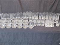 37 Glasses, 16 Glass Bowls