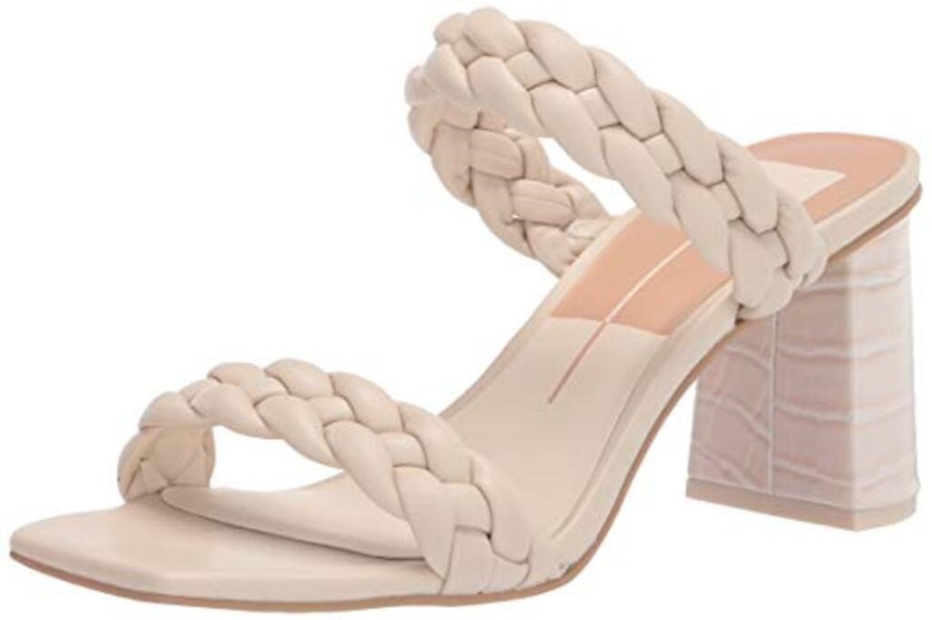 Dolce Vita Women's Paily Heeled Sandal, Ivory