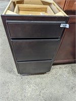 3-Drawer Base Cabinet (35"Tx18"Wx21"D)