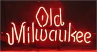 OLD MILWAUKEE BEER NEON LIGHT