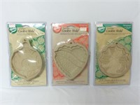 Wilton Cookie Molds ~ Christmas & Valentines ~ New