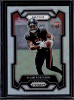 Bijan Robinson Silver Prizm Rookie Card 2023