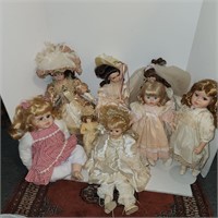 Vintage Porcelain Doll Assortment