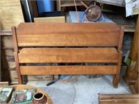 Dbl. Wooden Bed