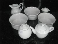 Assorted Creamers & Souffle Bowls