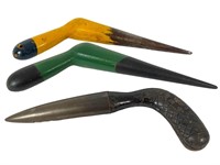 3 Antique Hand Dibber Garden Tools