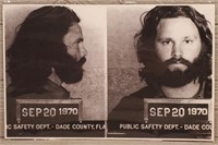 Jim Morrison Mug Shot Print