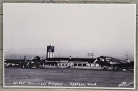 1950s Spokane Washington Airport Print