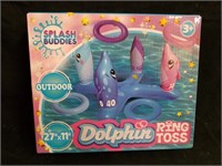 *NEW* Splash Buddies Dolphin Ring Toss Pool Game,