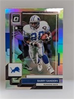 2022 NFL Optic Barry Sanders Silver Prizm