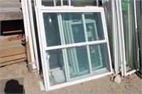 47-1/2x47-1/2 white vinyl window