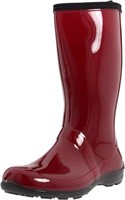 Kamik Women's Heidi Rain Boots, Patent Red, 10 M
