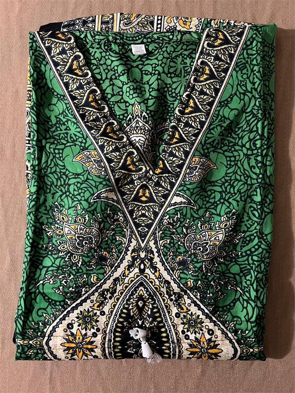 DESIGNER KAFTAN-Green/Knee Length -New