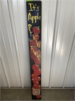 Apple Pick'n Time Porch Sign 49" Tall