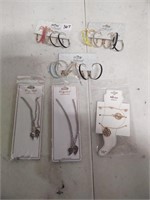 NEW hoop earrings, BFF necklaces  & anklet
