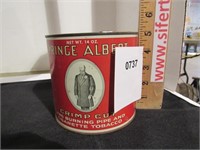 Vintage Tin Prince Albert with Can Opener 14 Oz.