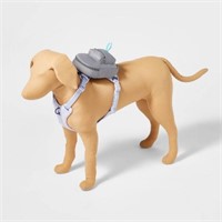 Dog Backpack Harness Attachment - L /XL - Gray - B