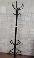 Metal coat rack