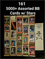 5000+ BB Cards '80s & Early '90s w/Stars