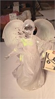 Large 10” x 16.5” Crystal Resin Angel.