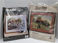 Two Brucilla Needlepoint Kits, New