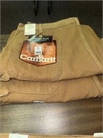 2 pair Carhartt work shorts size 40