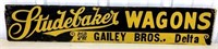 Studebaker Wagons Sign
