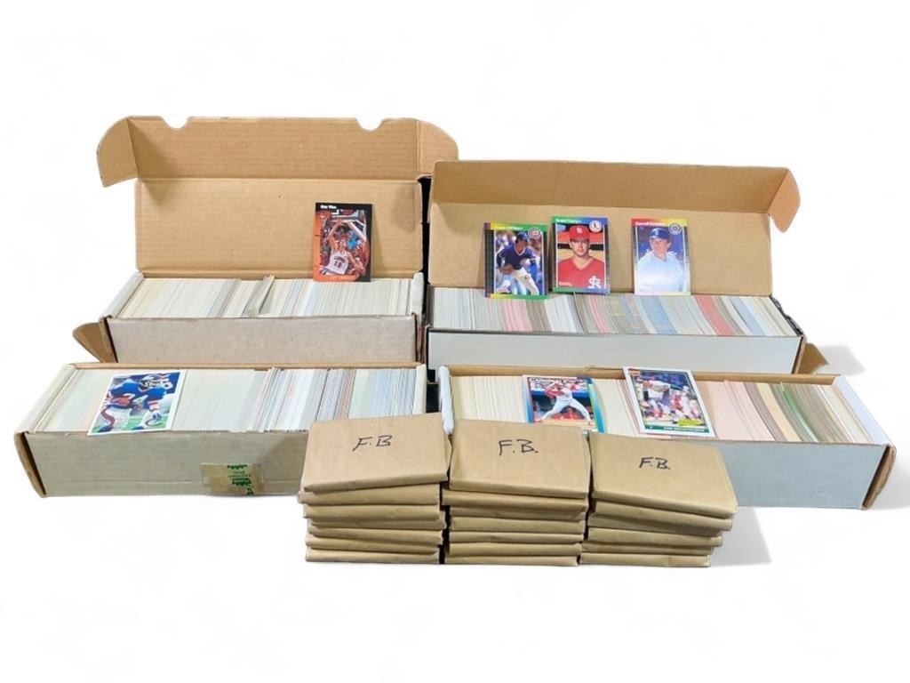 3000+ Sports collectible cards