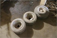 Lot of Misc Mower/Cart Wheels