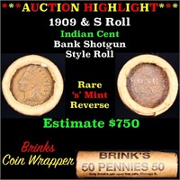 **Auction Highlight*** Indian cent 1c orig roll, 1