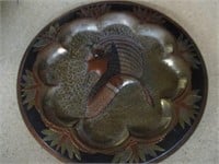 Vintage Eygptian Metal Plate for Decor