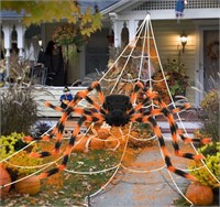 (new)Ambandier Halloween Decorations Spider Web,