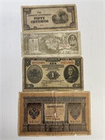 WWII Currency Lot Foreign