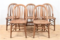 Antique Bow Back Spindle Chairs