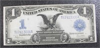 1899 black eagle $1 bill