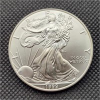 1999 Silver American Eagle $1 1 Oz.