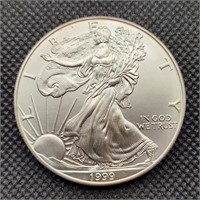 1999 Silver American Eagle $1 1 Oz.