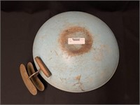 Robin Egg Blue 17" Wooden Bowl