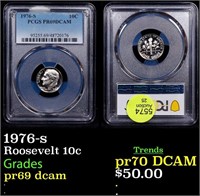 Proof PCGS 1976-s Roosevelt Dime 10c Graded pr69 d