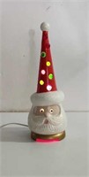 1979 Santa Blinking Lights ceramic handpainted