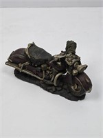 Resin Motorcycle Statue