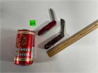 Rare Cyclones Choice Soda Can&Pocket Knives