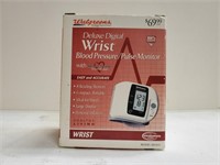 Digital wrist blood pressure monitor