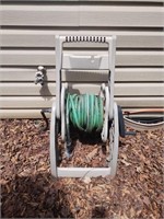 Water hose reel with water hose